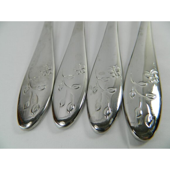 Lenox Butterfly Meadow Dinner Forks Set Of 4 In Great Condition Still Shiny! - Picture 7 of 11